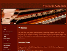 Tablet Screenshot of nadanidhi.com